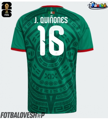 Mexiko Julian Quinones #16 Domácí Dres MS 2026 Krátký Rukáv